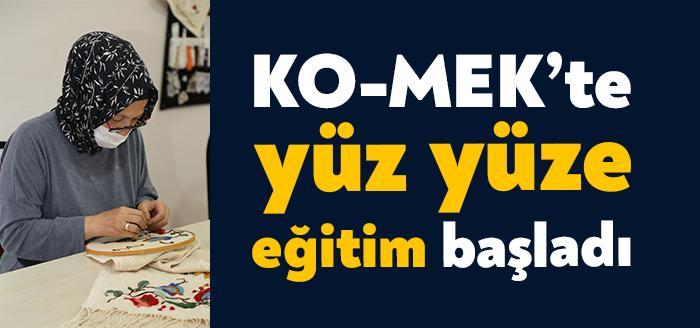 KO-MEK yeni döneme alınan sıkı tedbirler ile yüz yüze eğitime