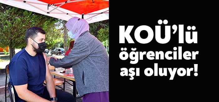 Kocaeli Haber - Kocaeli Üniversitesi'nde kayıt haftasında aşı olmak isteyen