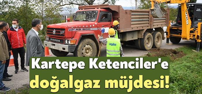 Kocaeli Haber-Kartepe Ketenciler Köyü’nde başlayan doğalgaz çalışmalarını yerinde inceleyen Kartepe