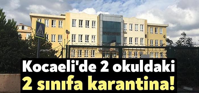 Kocaeli Haber -Kocaeli'nin Darıca ilçesindeki 2 okulda görülen koronavirüs vakaları