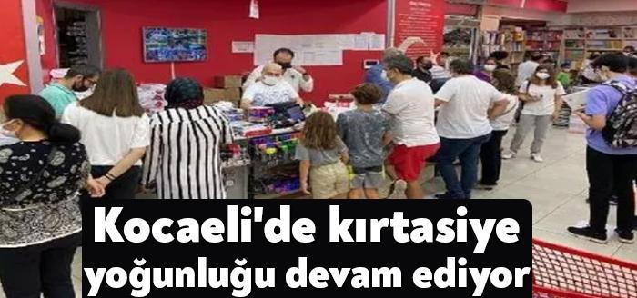 KOCAELİ’de, okulların yüz yüze eğitime geçişinin ardından kentte bulunan kırtasiyelerde