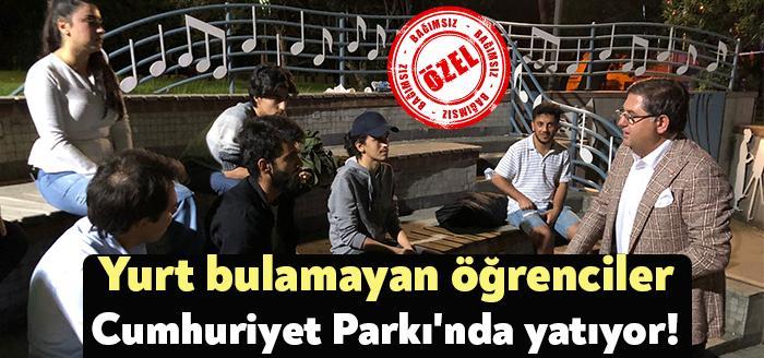 Kocaeli'deki yurtlar ve ev kiralarının yüksekliği nedeniyle kalacak yer bulamayan