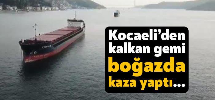 Kocaeli'den Karadeniz Ereğli'ye giden 90 metre boyundaki TAHSİN İMAMOĞLU