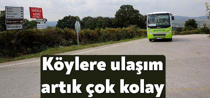 Kocaeli’nin tüm kırsal alanlarında 16 Ağustos’ta başlayan ulaşım seferberliğini Kandıralılara