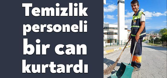 Kocaeli Haber- Gölcük Belediyesi Temizlik İşleri çalışanı Müslüm Kaya, kalp