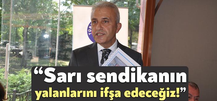 Türk Sağlık-Sen Kocaeli Şubesi Başkanı Ömer Çeker önceki gün İşyeri