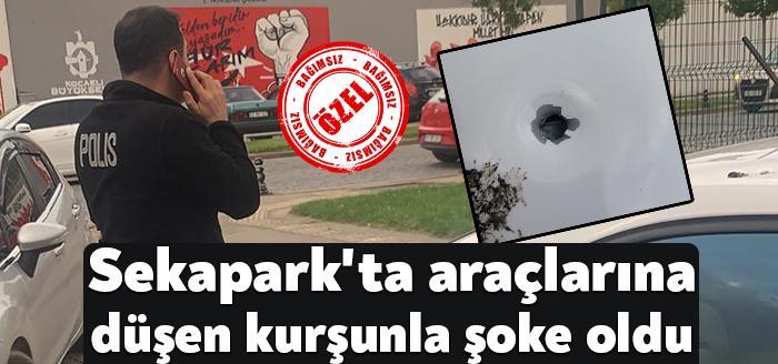 Kocaeli Haber – Kocaeli’nin İzmit ilçesinde Sekapark mevkiinde park halindeki