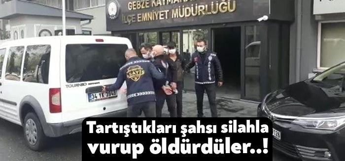 Kocaeli’de bir iş yerinde tartıştıkları şahsı silahla vurarak ölümüne sebep