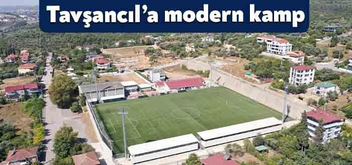 Dilovası Tavşancıl Salih Gün Stadı’nda inşa edilen kamp merkezi, spor