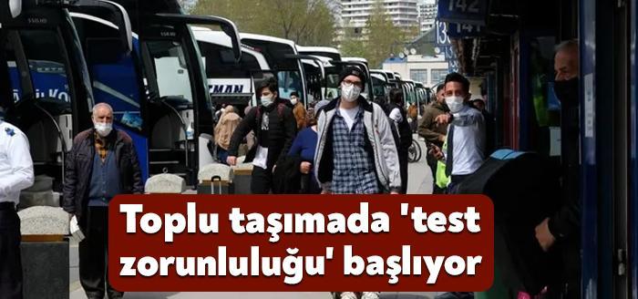 Kocaeli Haber - Aşısız veya hastalığı geçirmemiş kişilerin toplu ulaşım