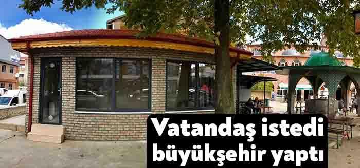 Başiskele Vezirçiftliği Mahallesi sakinlerinin Ulu Cami’ye çay ocağı, şadırvan ve