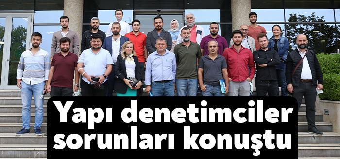 İlimizde faaliyet gösteren yapı denetim firması yetkilileri, KOTO’da düzenlenen istişare