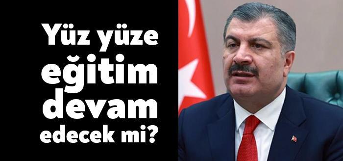 Koronavirüs hasta sayılarının artışa geçmesinin ardından okulların yeniden kapatılıp kapatılmayacağı