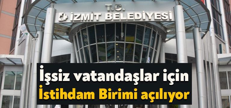 İzmit Belediyesi, işsiz vatandaşların iş bulmalarına destek olmak amacıyla Belsa