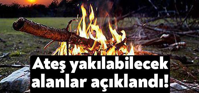Tescilli mesire alanları ve müstecirler tarafından fiilen işletilen kontrollü alanlarda