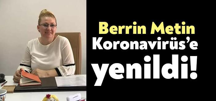 Kocaeli Haber- Kocaeli’nin tanınan esnaflarından Adnan Metin’in ablası Berin Metin,