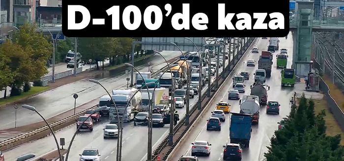 Kocaeli'nin İzmit ilçesinde  D-100 Karayolu'nda trafik kazası meydana geldi.