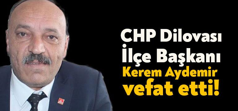 CHP'de şoke eden ölüm. CHP Dilovası İlçe Başkanı Kerem Aydemir,