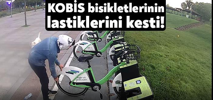 Kocaeli Haber- Sekapark 2. Etap’taki bisikletlerin tümünün lastiklerini patlatan gencin