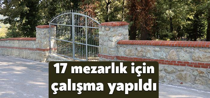 Kocaeli Haber- Kocaeli Büyükşehir, kırsal mahallerdeki 17 mezarlıkta bakım, onarım