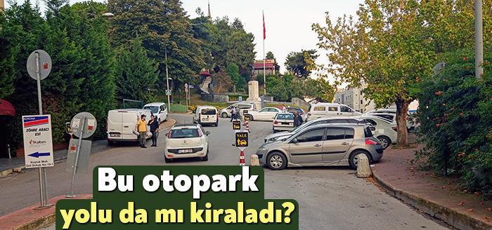 İzmit Saat Kulesi yokuşunda bulunan ve otopark olarak kiralanan alandan
