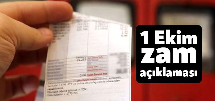 EPDK'den yapılan açıklamada,1 Ekim itibarıyla geçerli olacak nihai elektrik satış