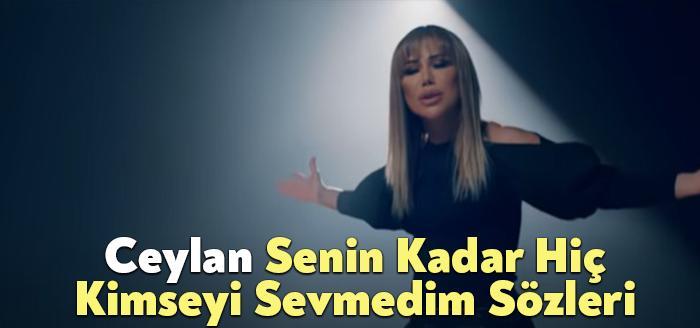 Ceylan Senin Kadar Hiç Kimseyi Sevmedim Sözleri dinleyiciler tarafından merak