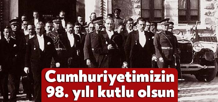 Kocaeli Haber - Cumhuriyet'in ilanının 98. yılı, Türkiye'nin dört bir