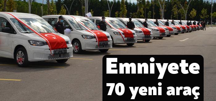 İçişleri Bakanı Süleyman Soylu, hayırseverlerin desteği ile alınan 70 aracın