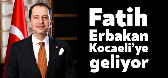 Yeniden Refah Partisi Kocaeli İl Teşkilatı, Genel Başkan Fatih Erbakan'ı