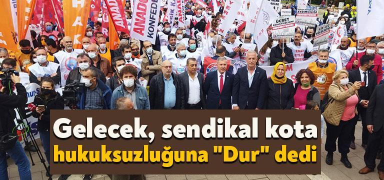 Kocaeli Haber-Sendikalar ve Konfederasyonlar Platformu yüzde 1'lik sendikal kota hukuksuzluğunu