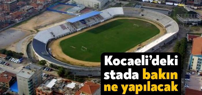 Gebze Belediyesi, ilçenin en büyük stadında çok büyük bir dönüşüme