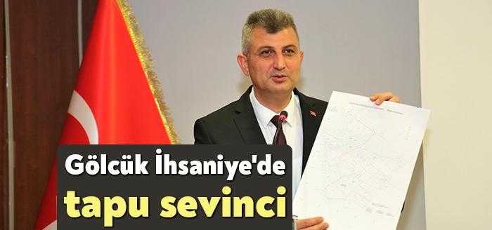 İhsaniye Merkez Mahallesi’nde bulunan 85 dönümlük alanda, İmar ve Şehircilik