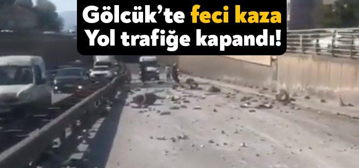 Kocaeli Haber - D-130 Gölcük istikameti Seymen battı-çıktı içerisinde trafik