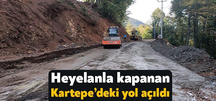 Kocaeli Haber - Aşırı yağışlar sebebiyle toprak kayması meydana gelen