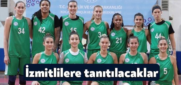 İzmit Belediyespor’un Kadınlar Basketbol Süper Ligi’nde mücadele edecek kadın basketbol