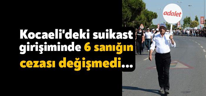 Kocaeli Haber - CHP Genel Başkanı Kemal Kılıçdaroğlu'na 'Adalet Yürüyüşü'