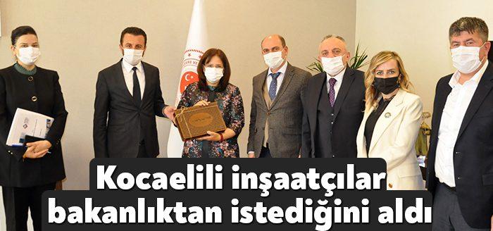 Kocaeli Haber- Sektörde yaşanan sorunların çözümü için Çevre ve Şehircilik