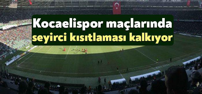 Kocaeli Haber- Türkiye Futbol Federasyonu (TFF), stadyumlara 9 Kasım tarihinden