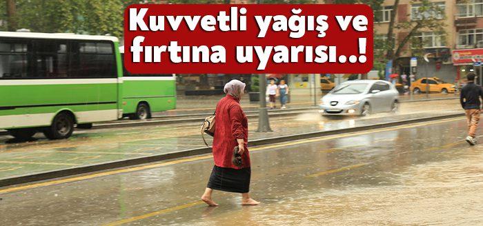 Kocaeli Haber - Meteoroloji Genel Müdürlüğü, Kocaeli'yi de içine alan