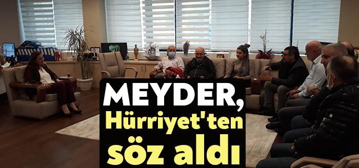 MEYDER Yönetimi, bugün İzmit Belediye Başkanı Fatma Kaplan Hürriyet'e misafir