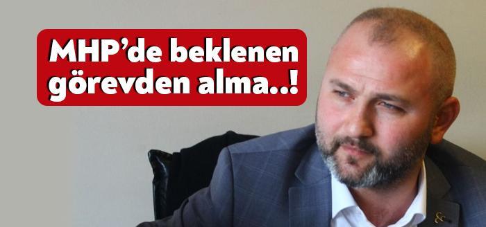 Milliyetçi Hareket Partisi Kartepe İlçe Başkanı Murat Kalender görevden alındı.