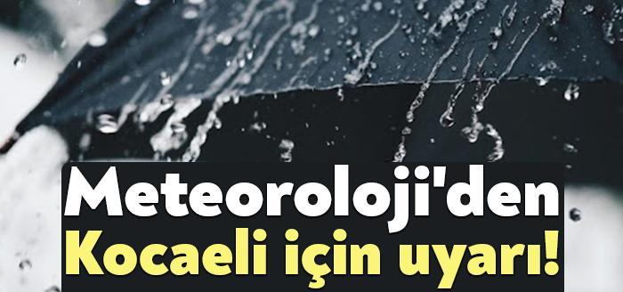 Kocaeli Haber- Meteoroloji Genel Müdürlüğü, pazar gününün hava tahmin raporunu