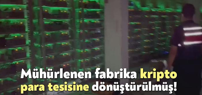 Kocaeli Haber- Kocaeli’nin Gebze ilçesinde, iflas etmiş mühürlü fabrikanın binasında