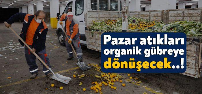 Kocaeli Haber - Körfez’de pazar yeri atıkları artık çöpe gitmiyor.