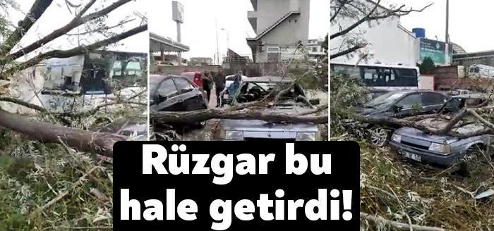 Kocaeli Haber- Kocaeli'de etkili olan rüzgar nedeniyle Körfez ve Kartepe