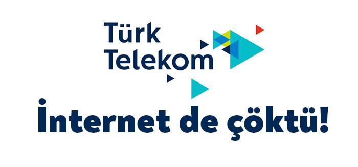 Türk Telekom'un internet hizmetinde erişim sorunları başladı. Bu akşam özellikle