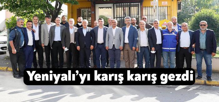Körfez Belediye Başkanı Şener Söğüt, Halk Meclisi programları kapsamında Yeniyalı