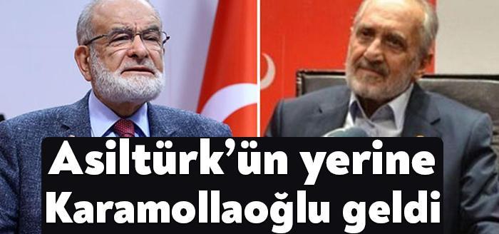 Saadet Partisi'nde Yüksek İstişare Kurulu Başkanı Oğuzhan Asiltürk'ün yerine partinin