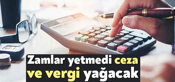 Gelecek yıl vergi zamları yoluyla halkın ödeyeceği vergilerde yüzde19.4 tahsilat